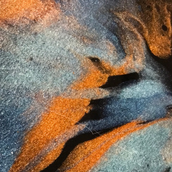 12 x 12” signed Original mixed media abstract painting with epoxy coat - Picture 5 of 6